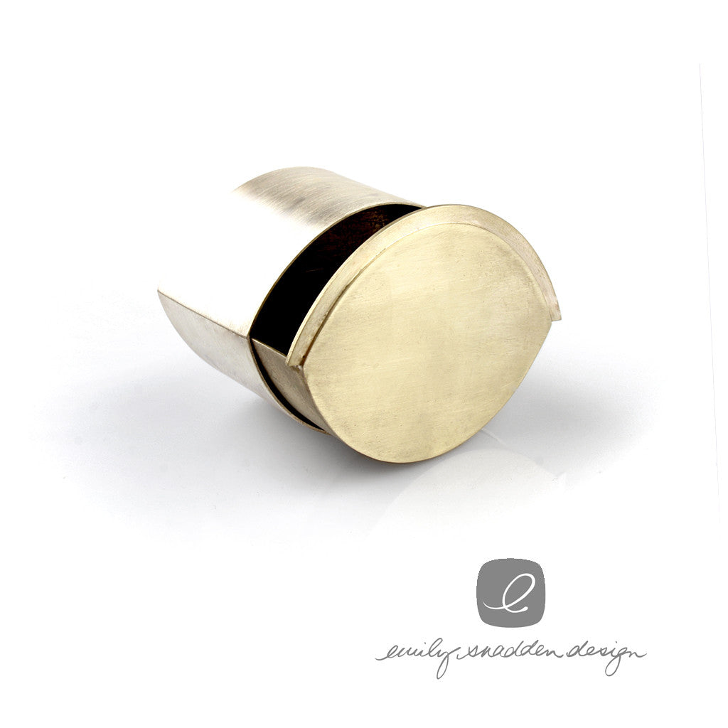 Student work - sterling silver box