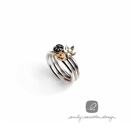 Stackable flora rings