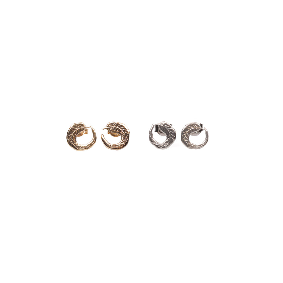 Curled Mini Eucalyptus Earrings