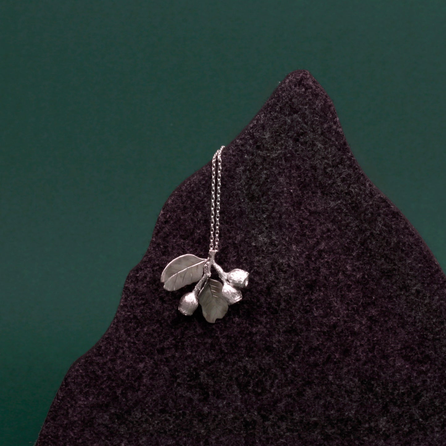 Eucalyptus cluster pendant with gumnuts (peppermint)