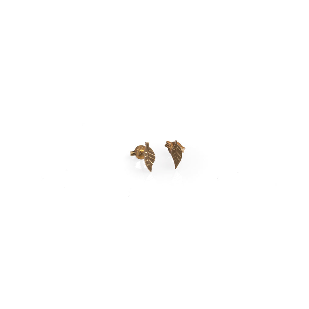 Tiny Leaf Studs