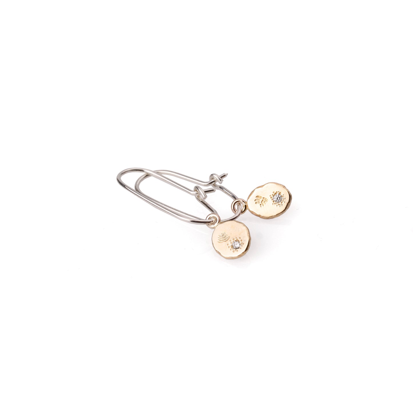 Gold and Sapphire Mini Medallion