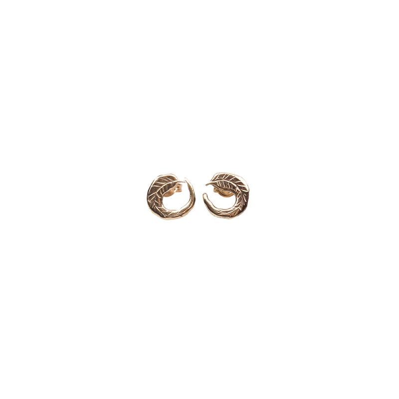 Curled Mini Eucalyptus Earrings