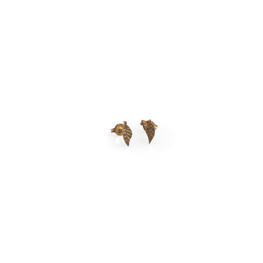 Tiny Leaf Studs