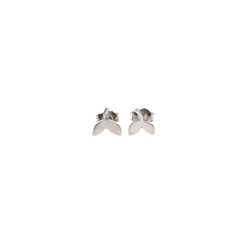 Double Mini Leaf Studs