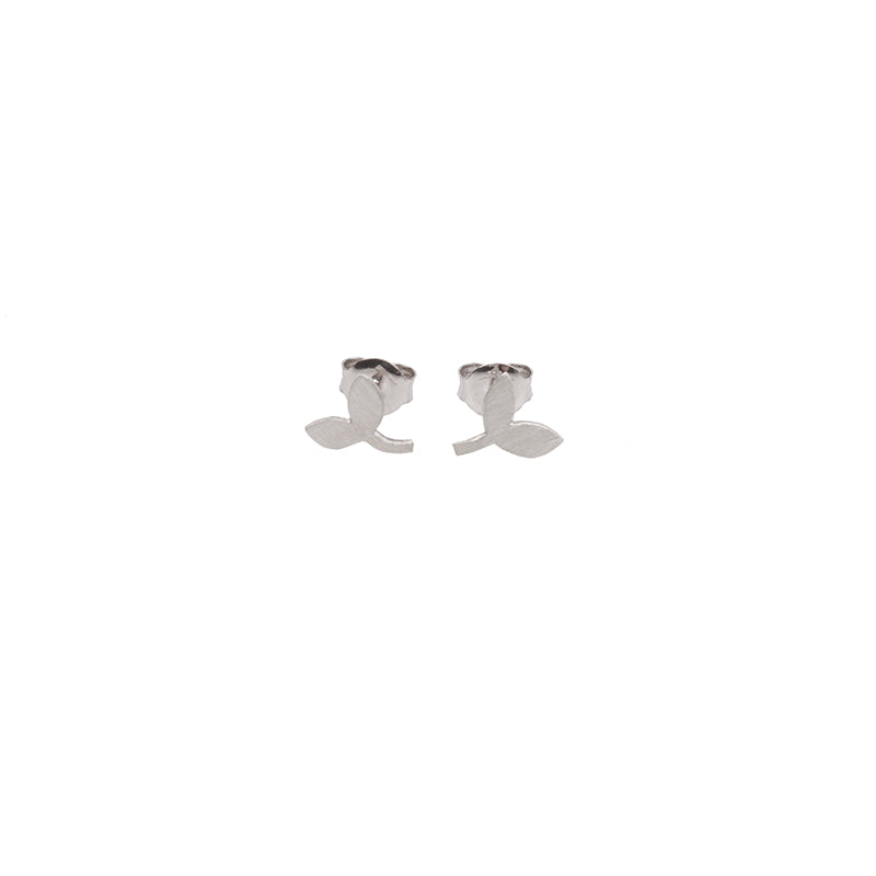 Double Mini Leaf Studs